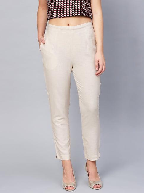 juniper off white cotton pants