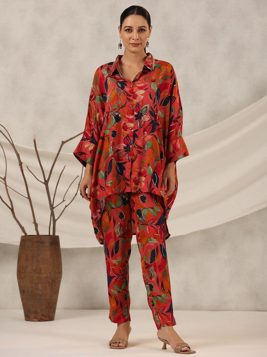 juniper printed muslin shirt & trousers