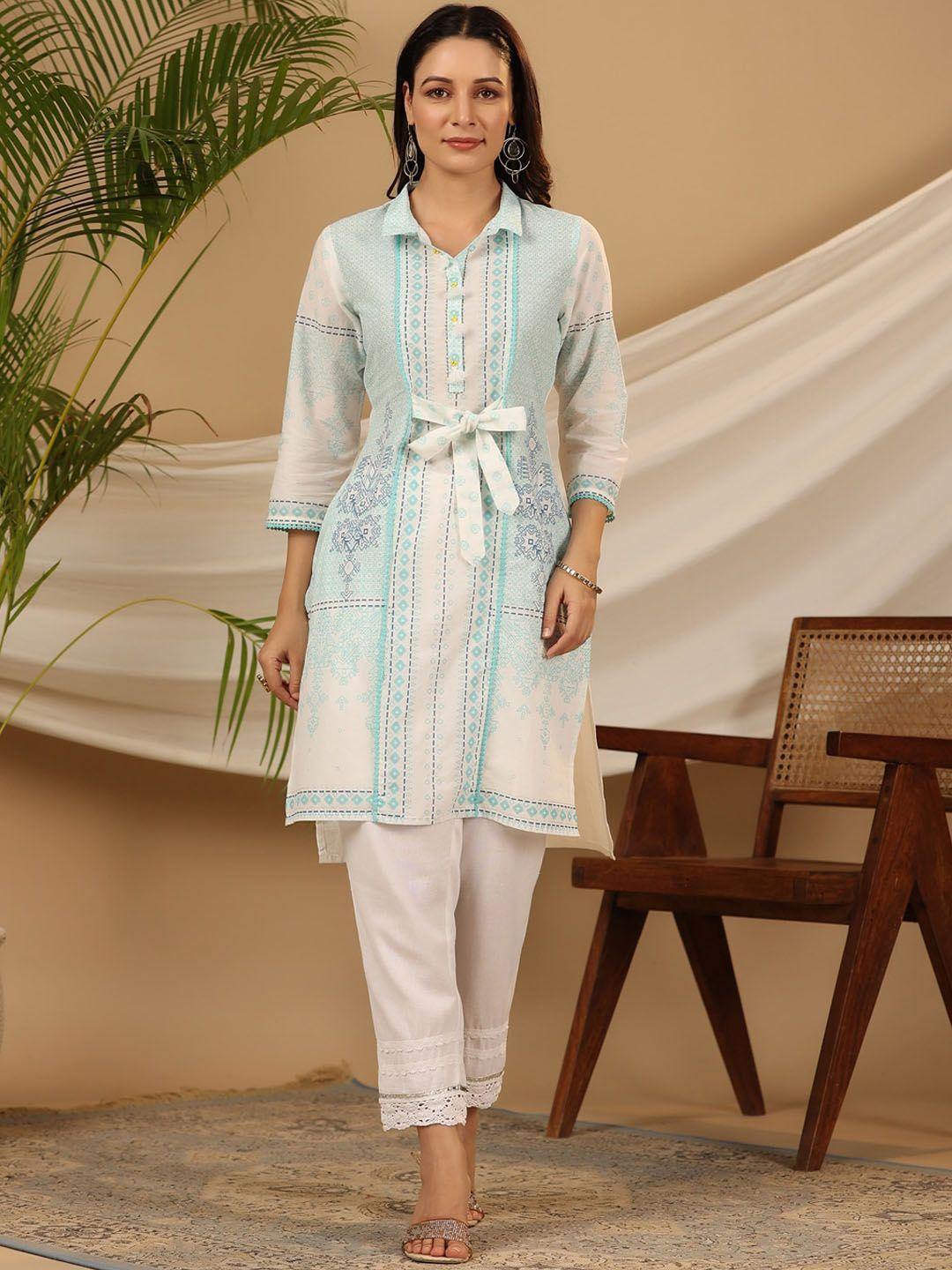 juniper women flared sleeves kurta