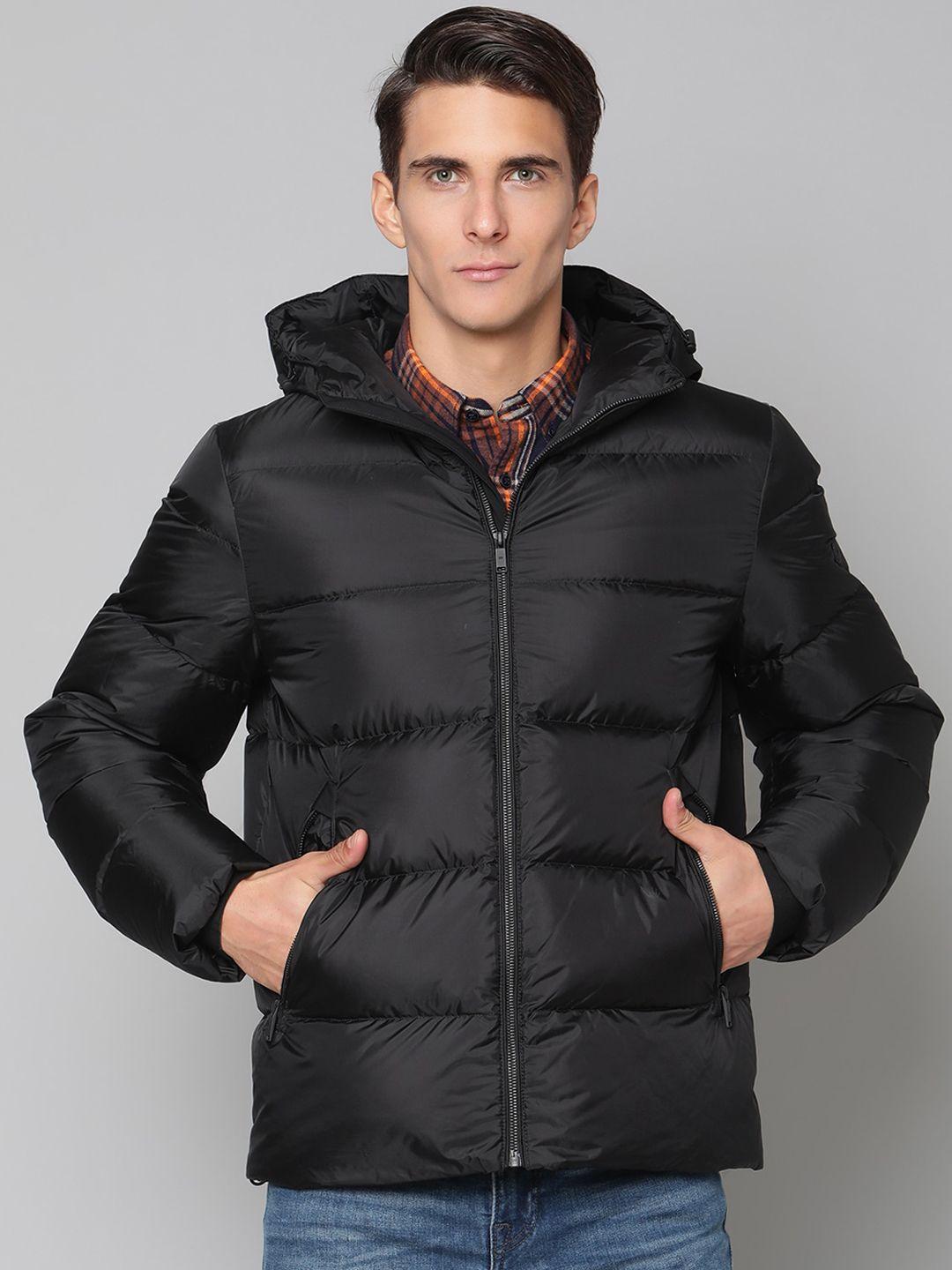 junk de luxe men black lightweight padded jacket