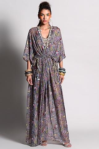 jupiter embellished kaftan dress