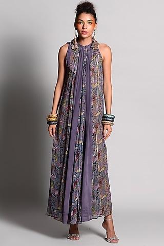 jupiter tropical printed maxi dress