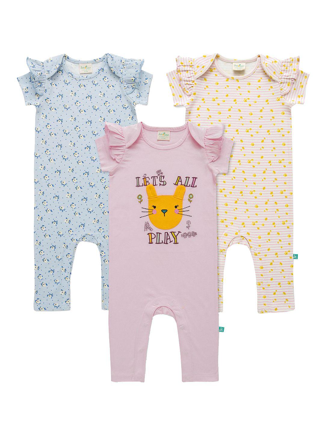 juscubs-girls-pack-of-3-cotton-printed-rompers