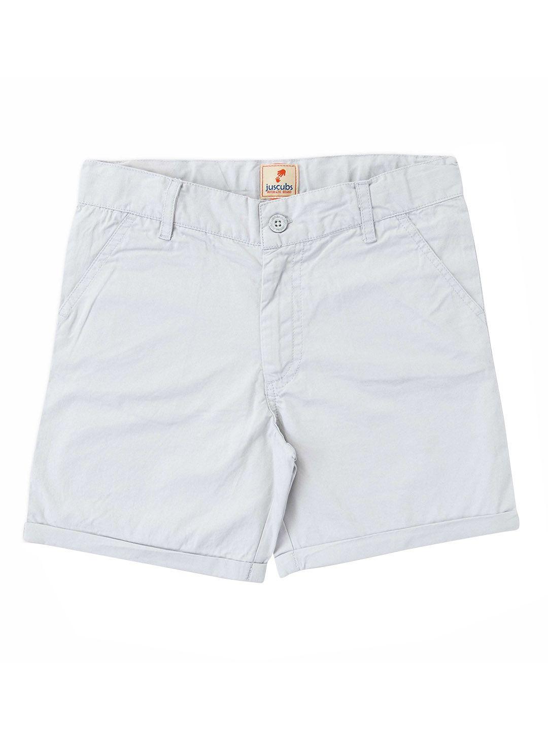 juscubs boys mid-rise cotton shorts