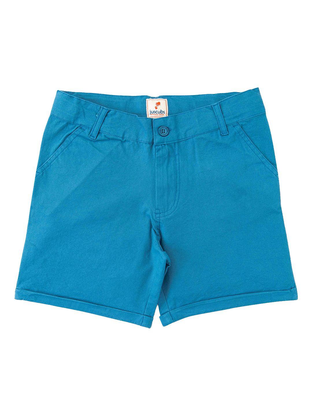 juscubs boys mid-rise cotton shorts
