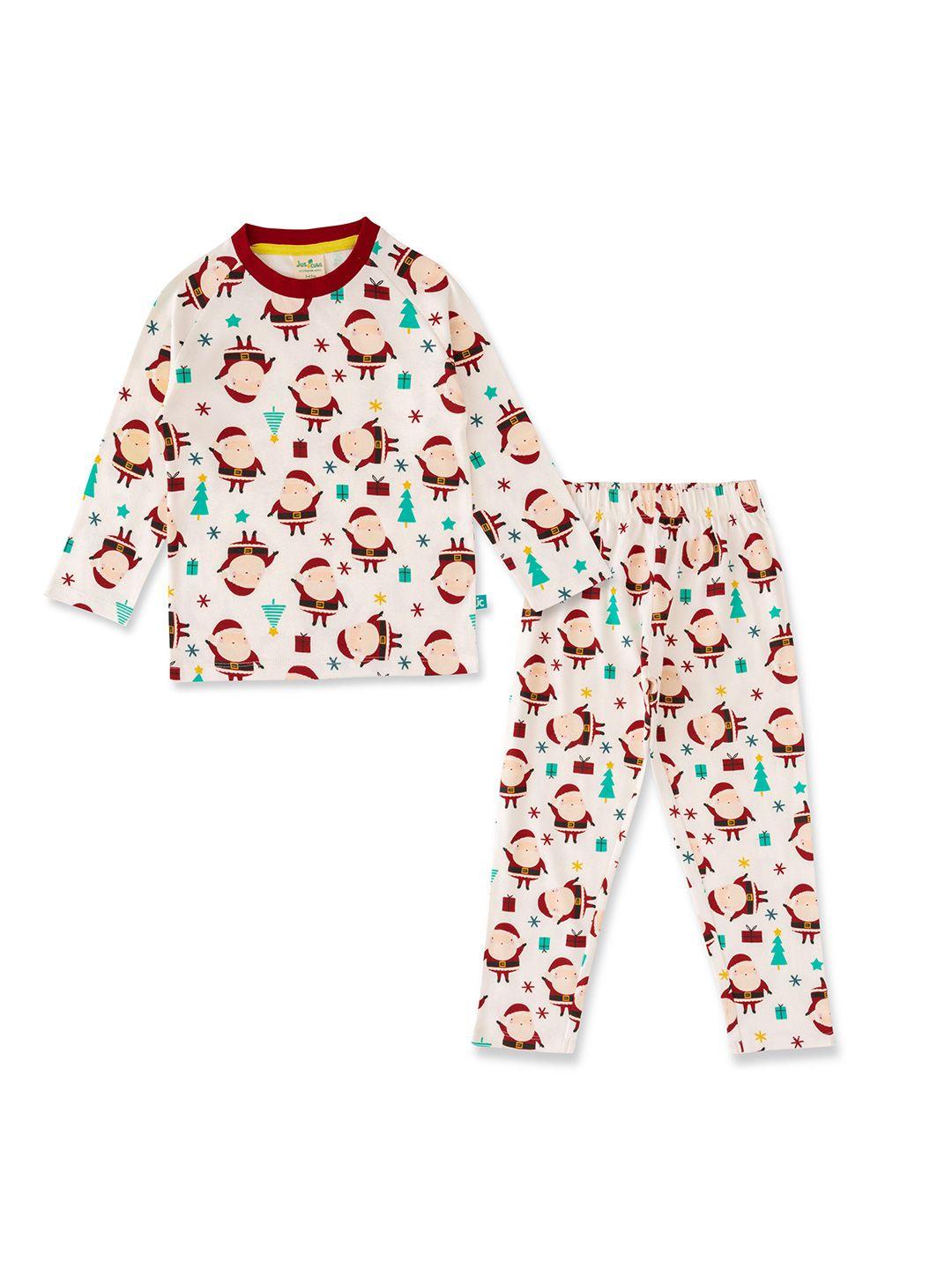 juscubs boys printed night suit
