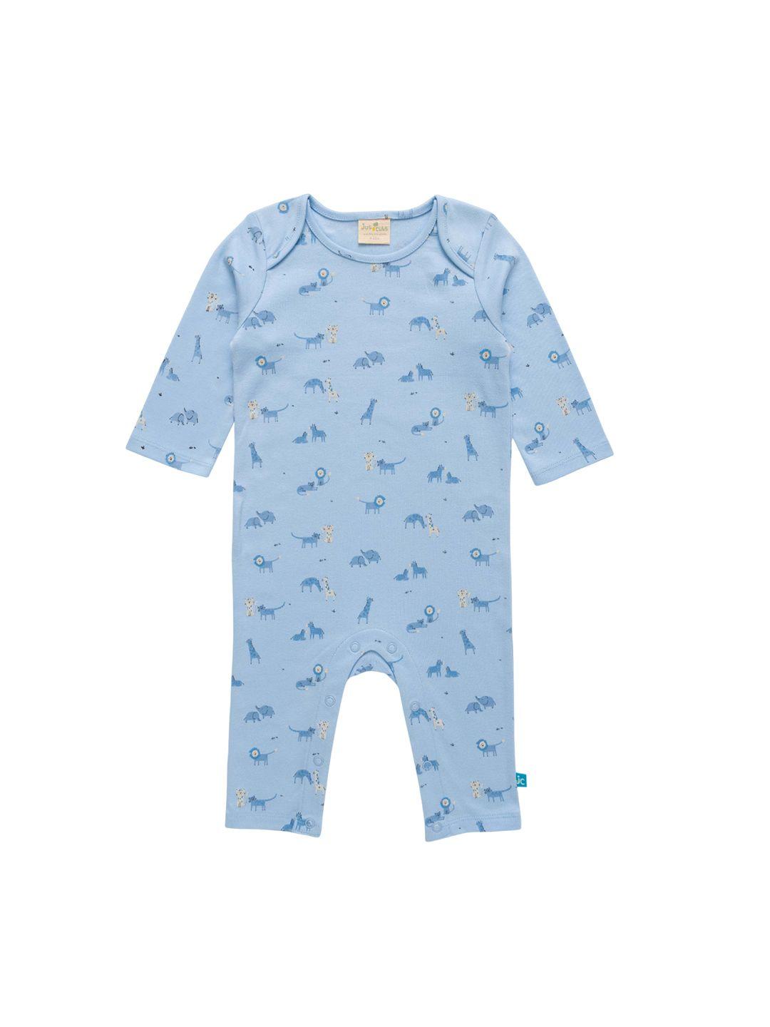 juscubs infant boys printed cotton rompers