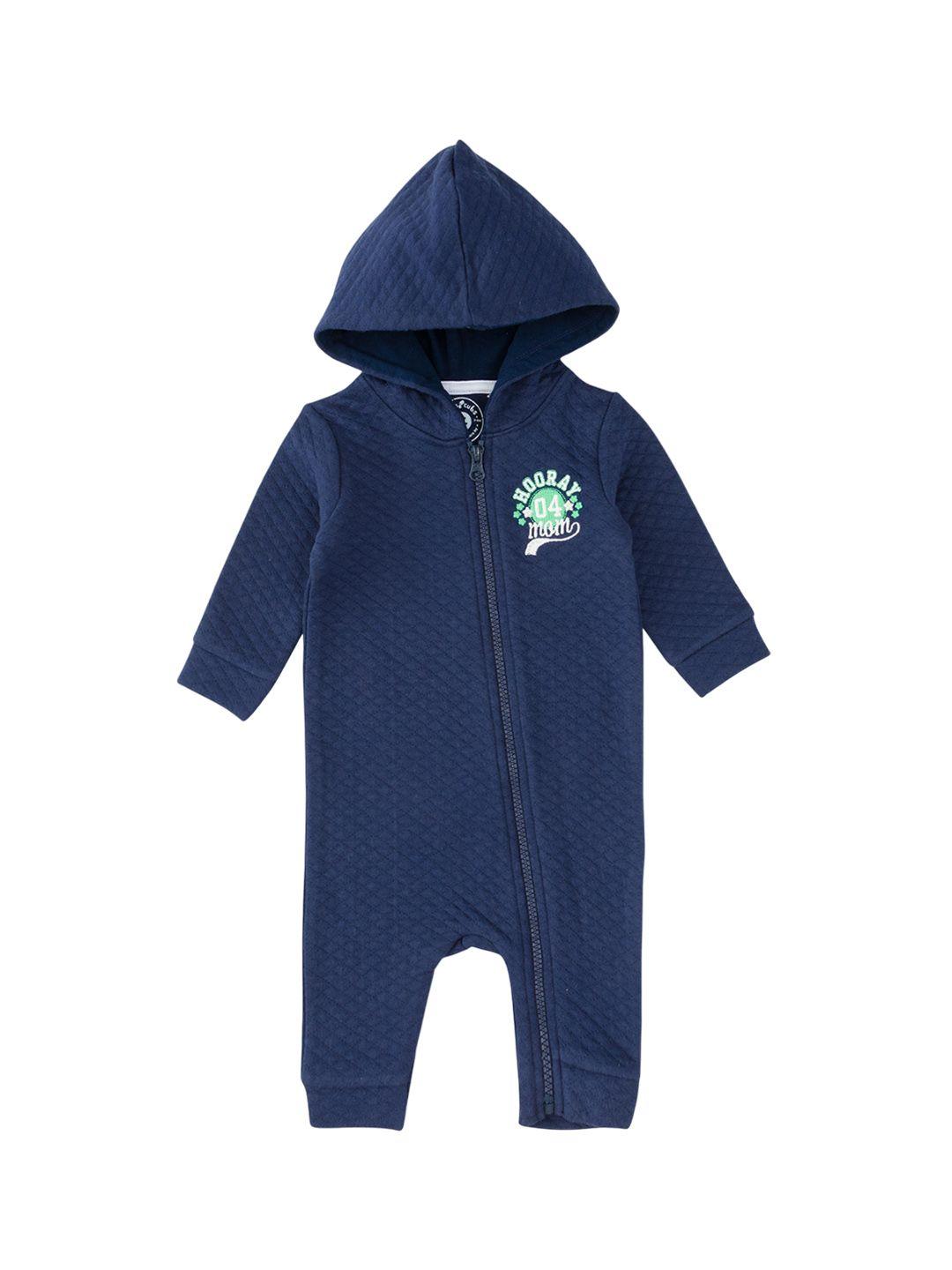 juscubs infant boys self-design cotton rompers