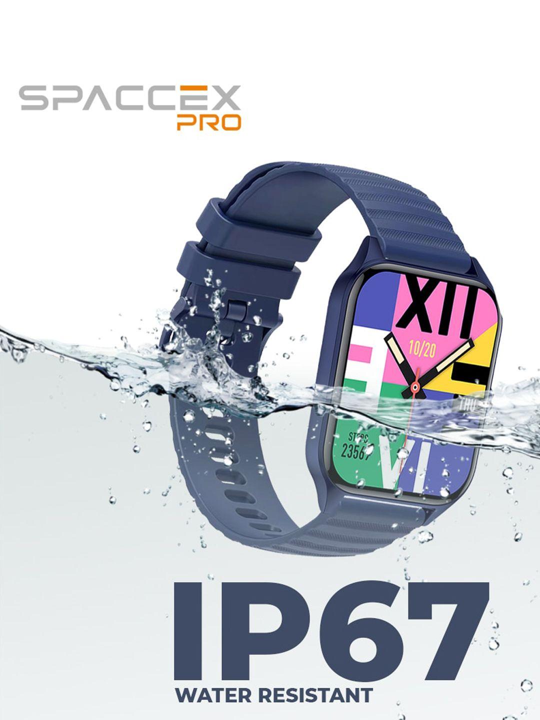 just corseca rectangular spaccex digital pro smart watch- jst724bl