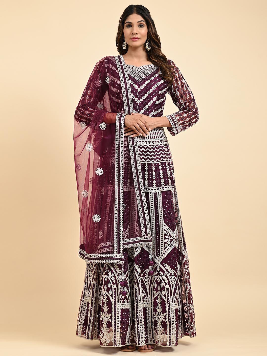 just fashion embroidered ethnic dress