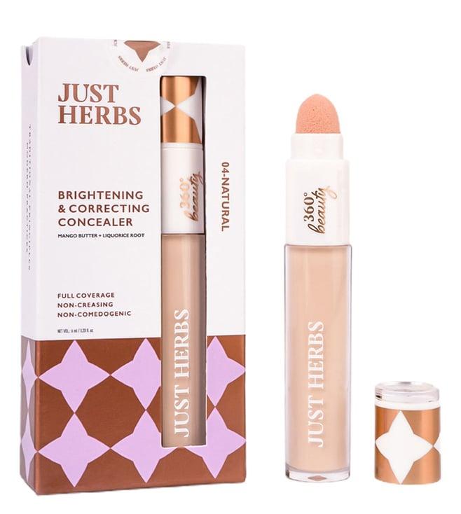 just herbs brightening & correcting concealer 04-natural - 6 ml