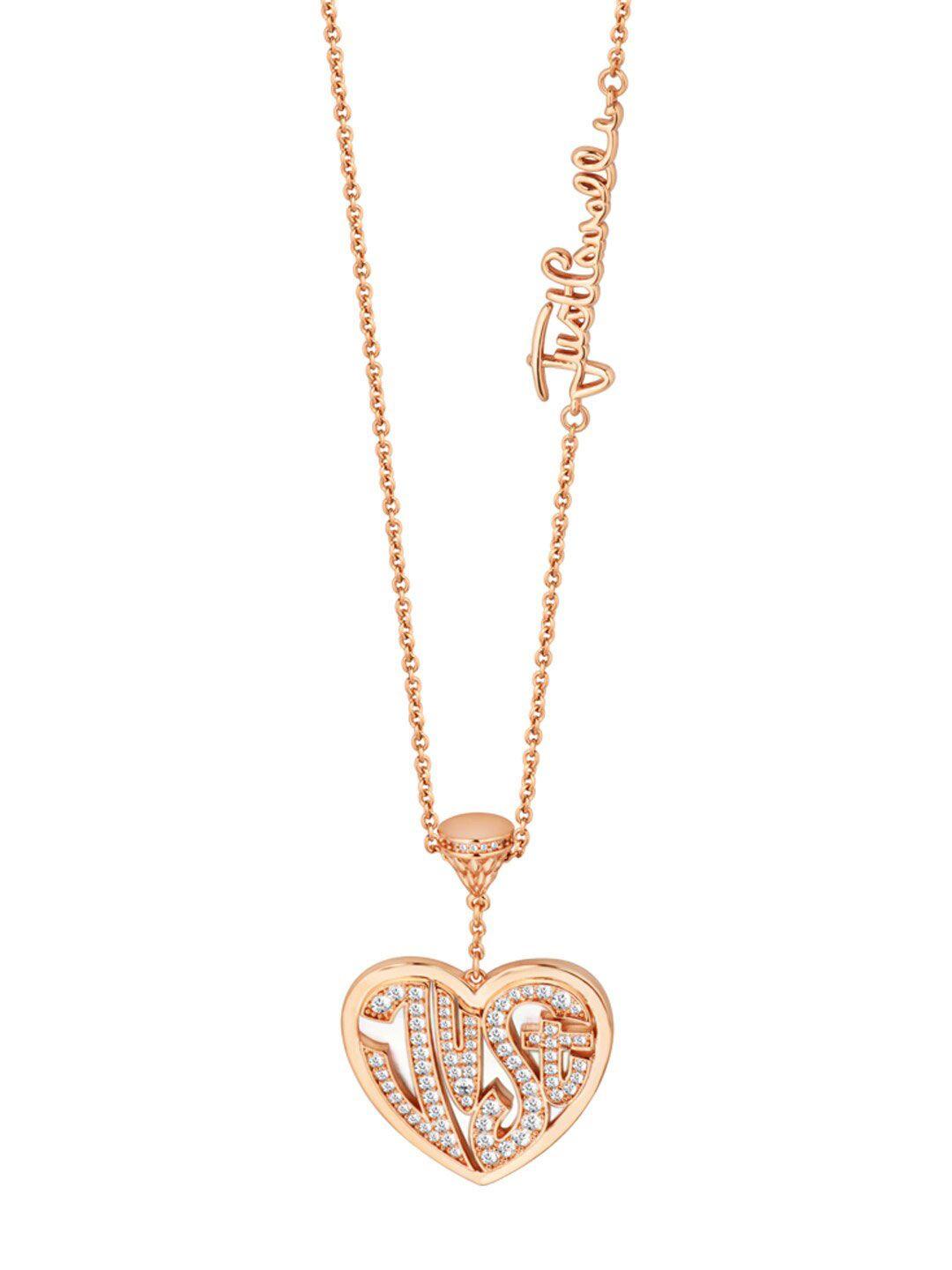 just cavalli  women amore rosa necklace