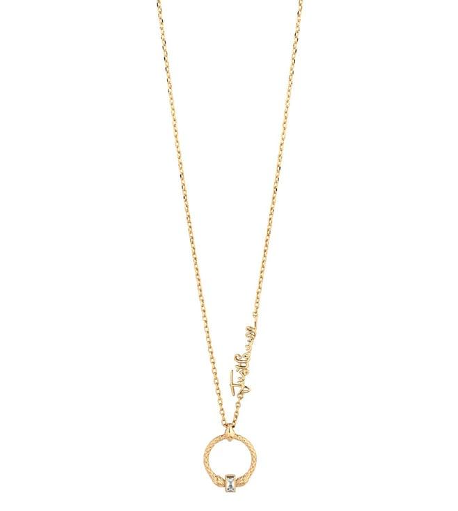 just cavalli gold just anelli necklace