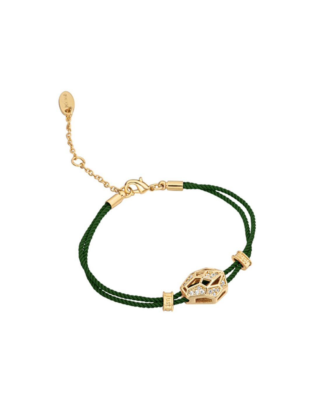 just cavalli gold-plated link bracelet