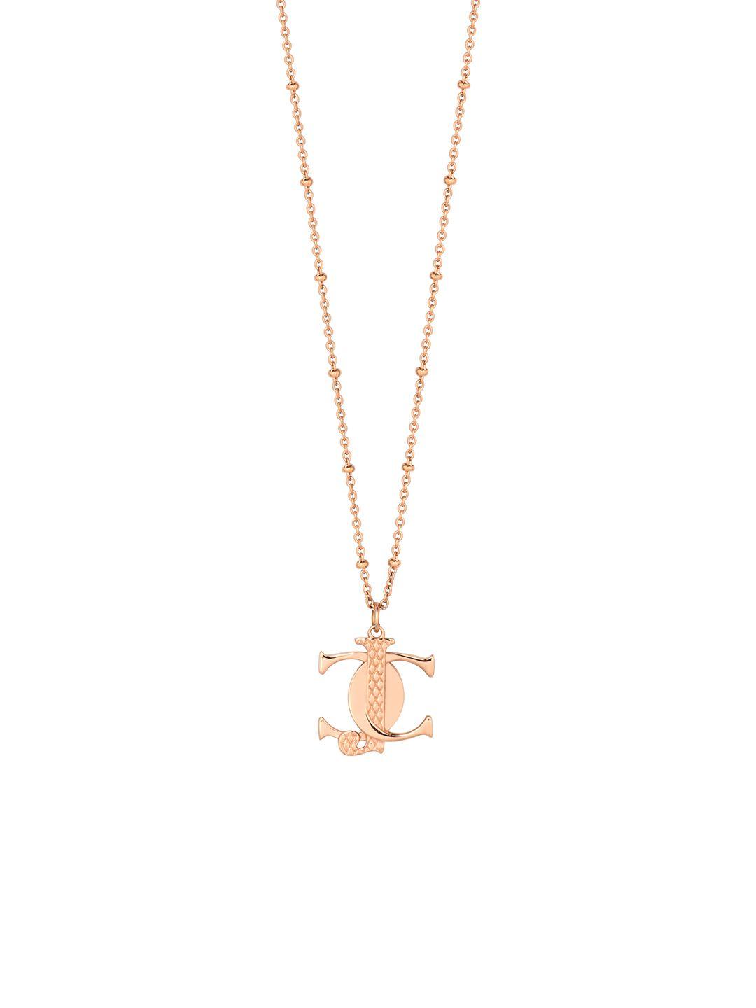 just cavalli rose gold-plated chain