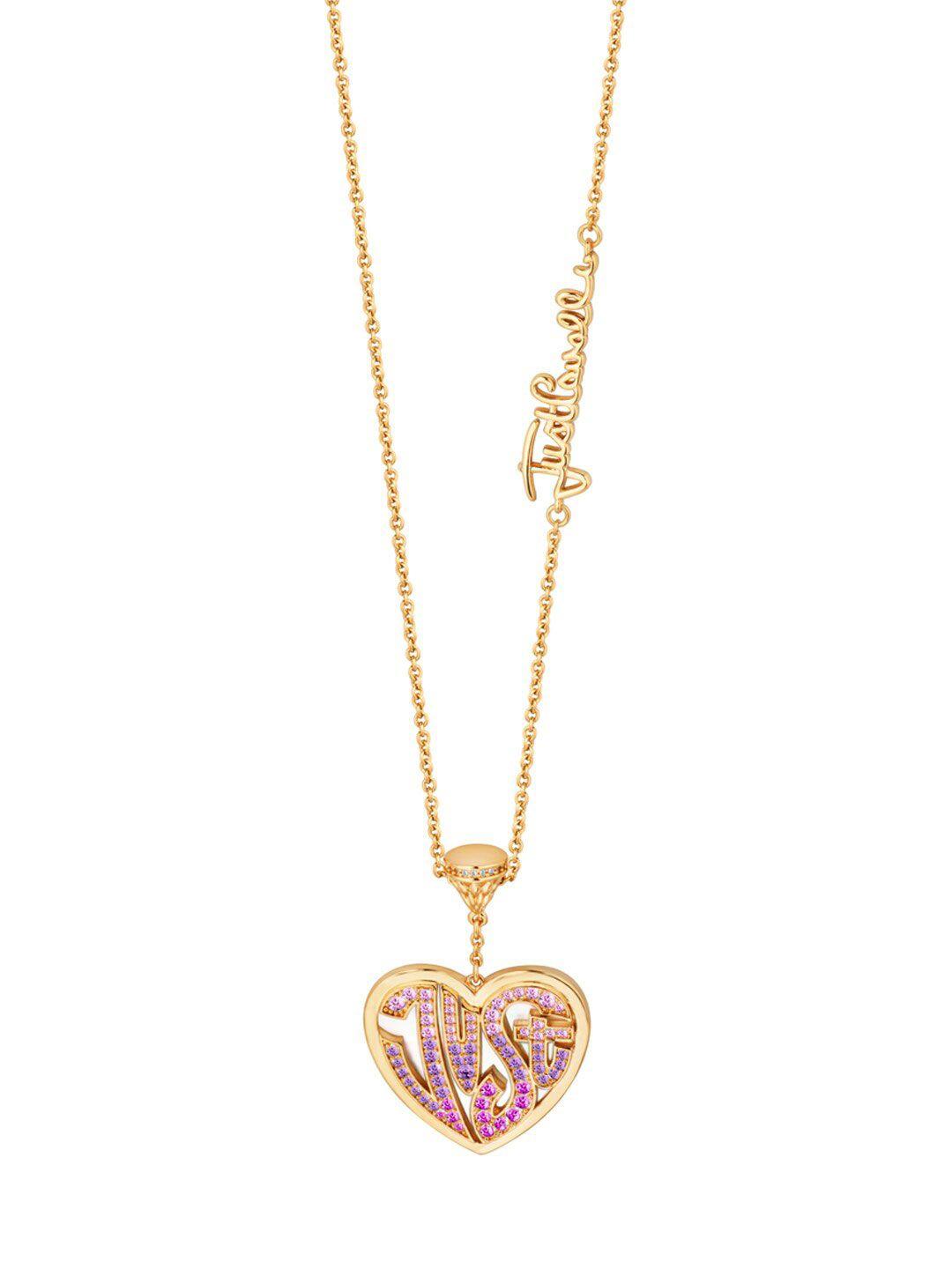 just cavalli women amore rosa necklace