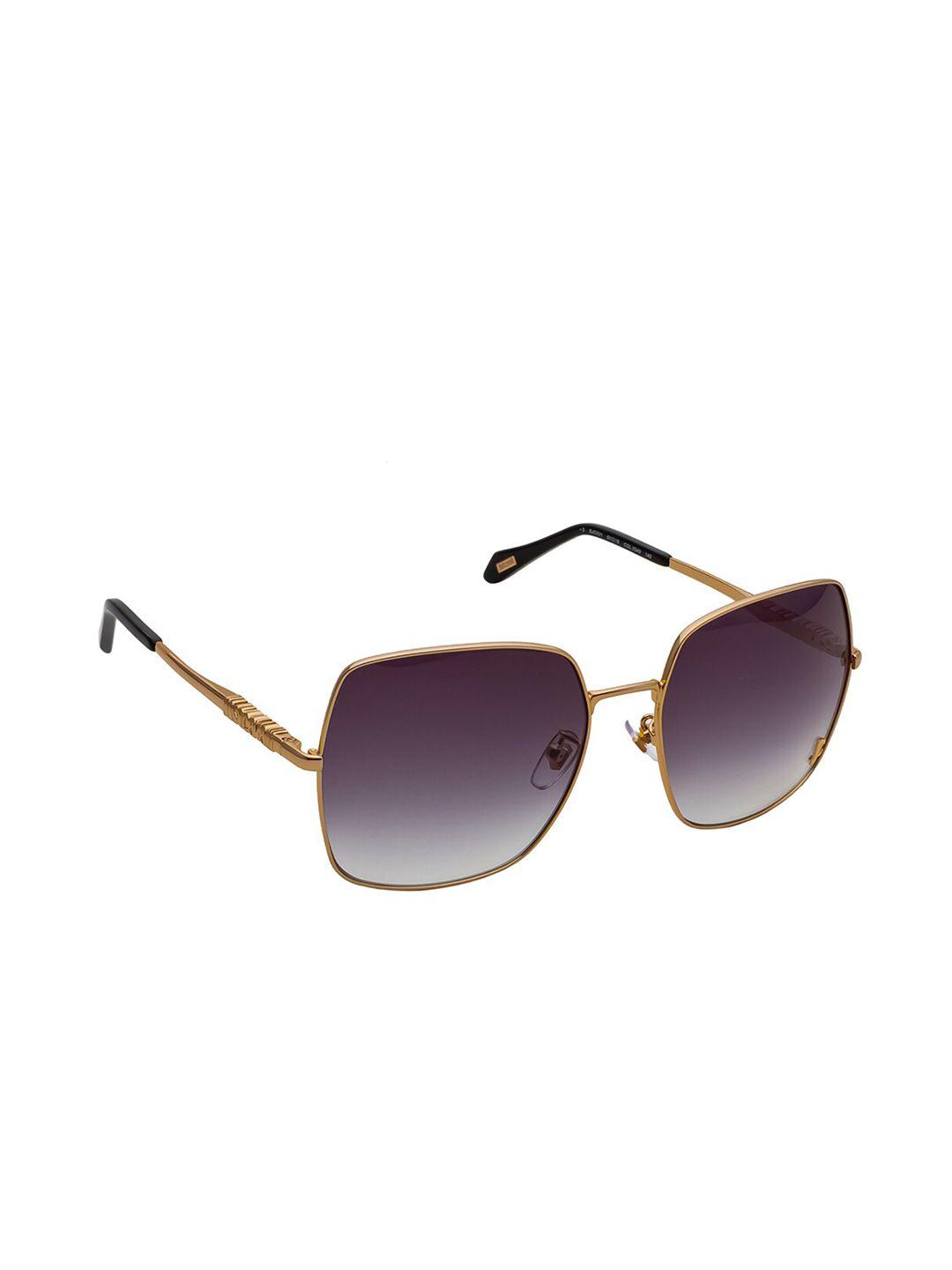 just cavalli women square sunglasses with uv protected lens sjc03160349sg