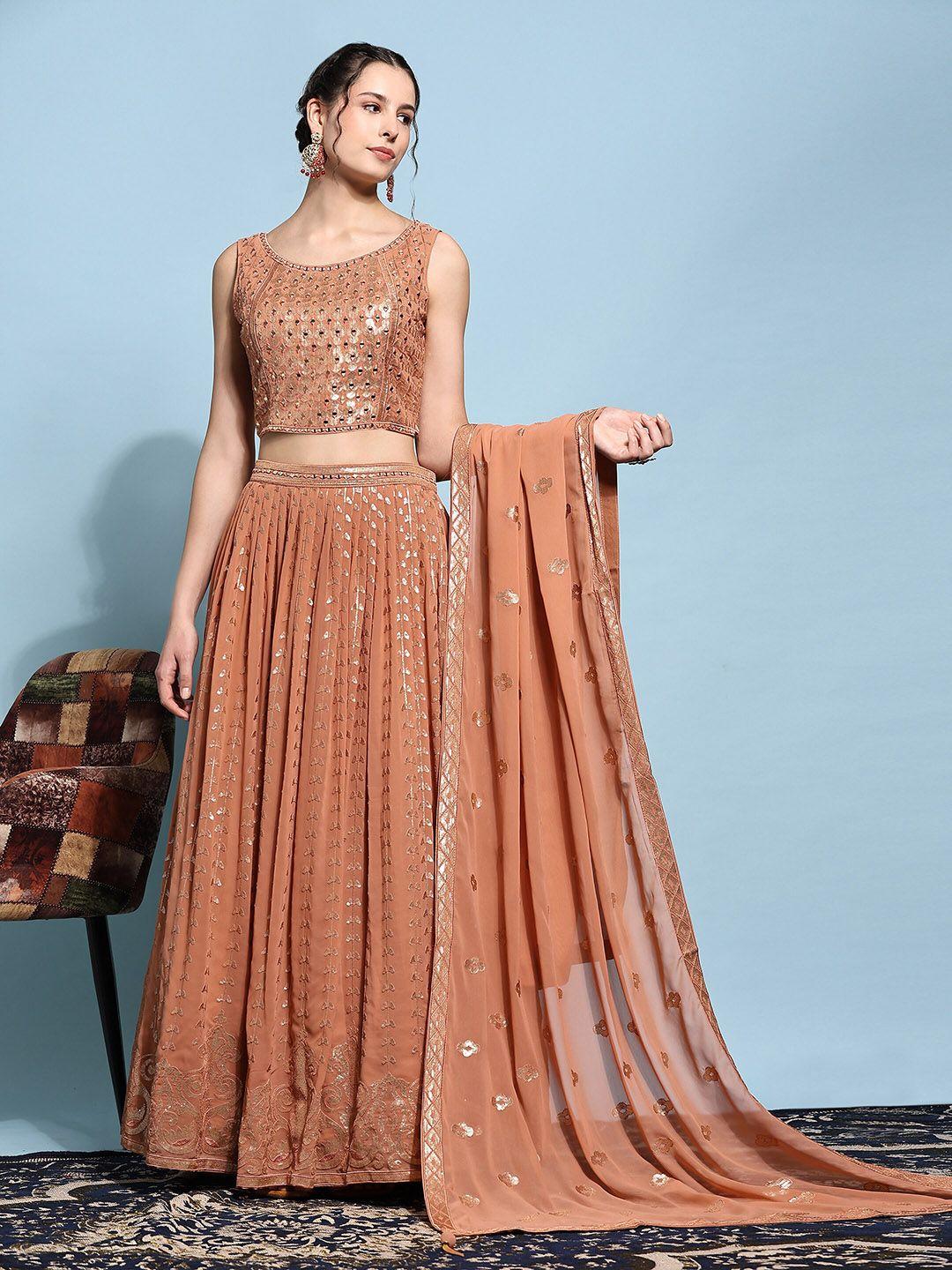 just fashion embellished ready to wear lehenga & blouse with dupatta