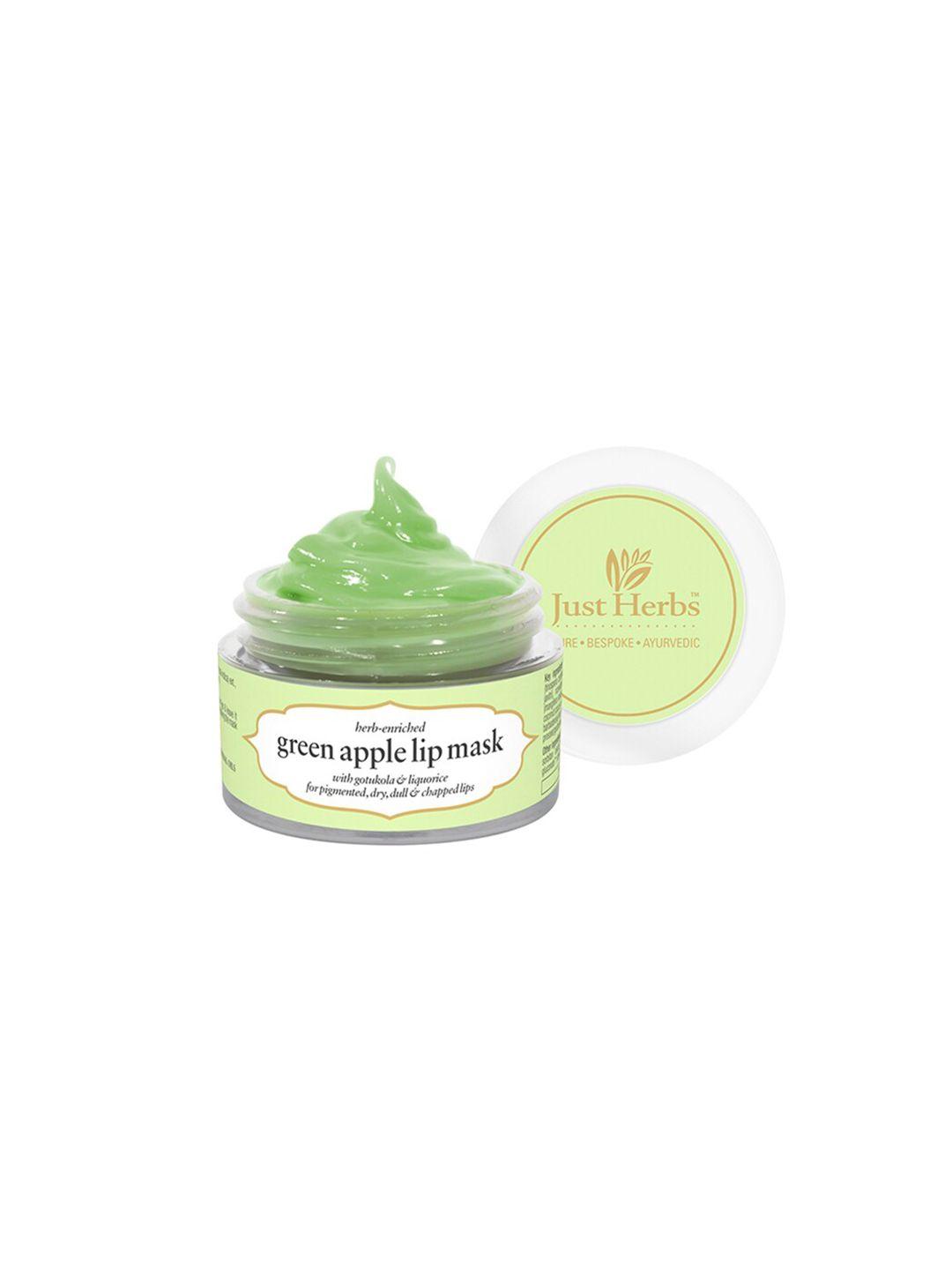 just herbs green apple lip sleeping mask 15 g