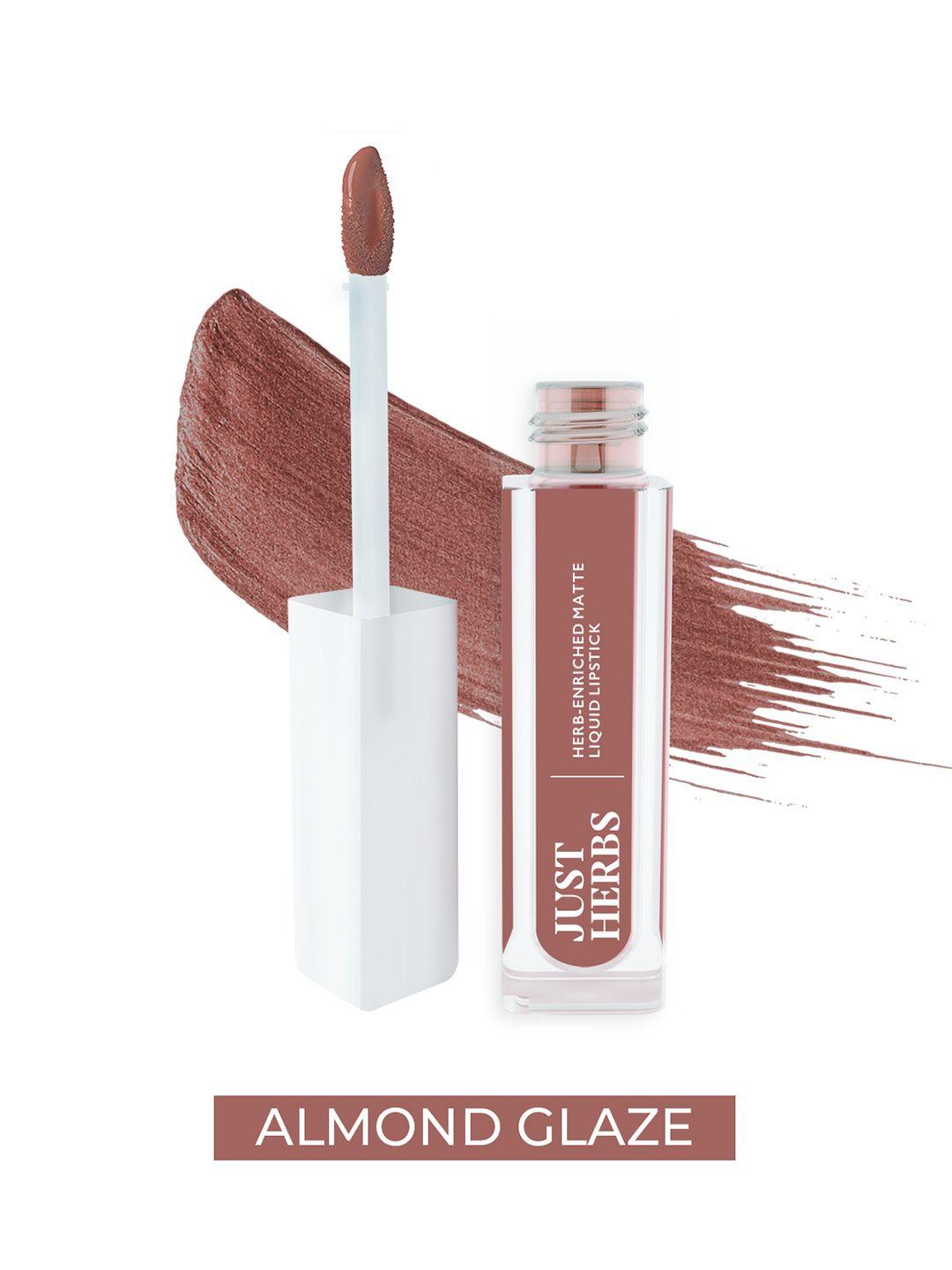 just herbs herb-enriched matte liquid lipstick 2 ml - almond glaze 15