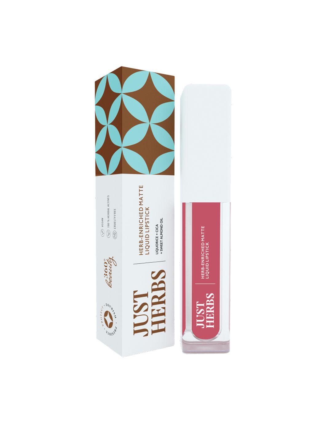 just herbs herb-enriched matte liquid lipstick 2 ml - raspberry pink 09