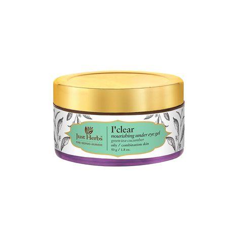 just herbs i’clear green tea-cucumber nourishing under eye gel (50 g)