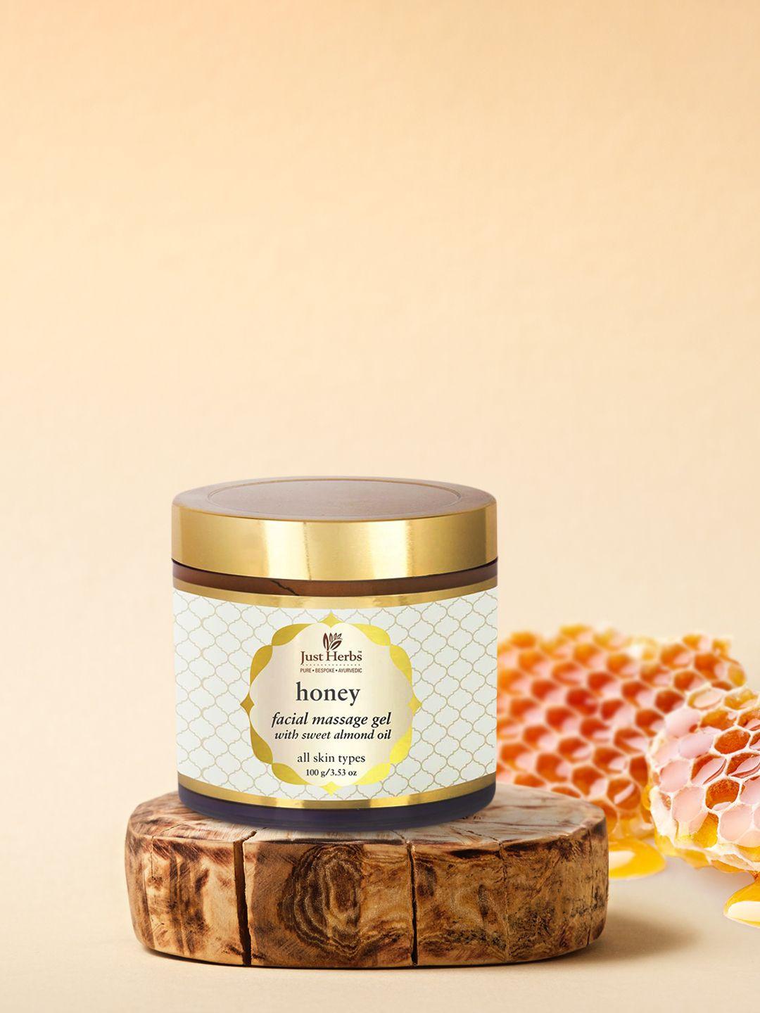just herbs unisex honey light face moisturizing gel for oily skin 100 g