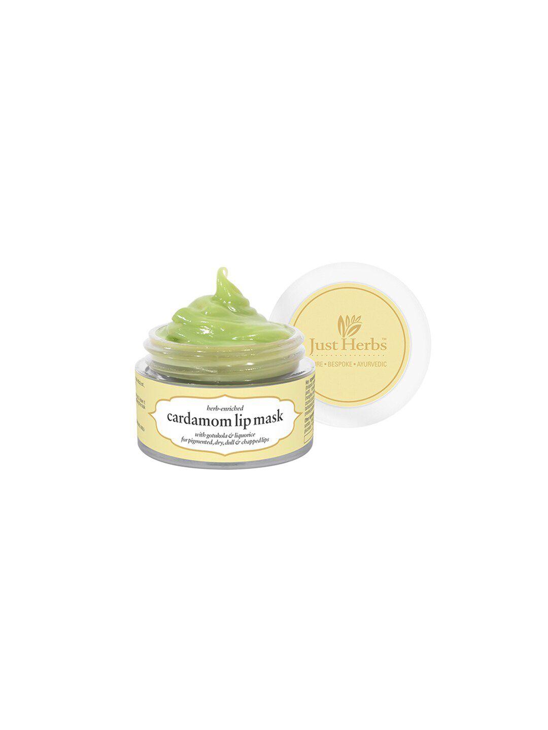 just herbs women cardamom lip sleeping mask for dry lips 15 g