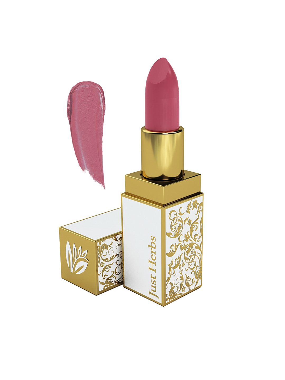 just herbs women cream matte lipstick - 02  peachy pink 4.20 g