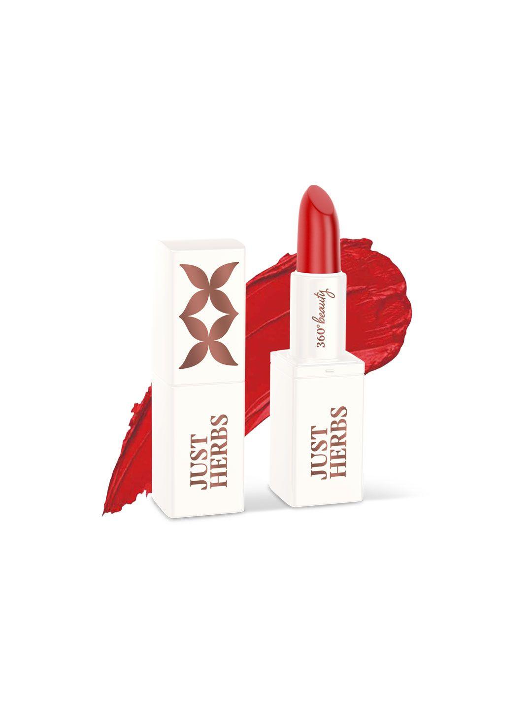 just herbs women creamy matte mini lipstick - 05 deep red 1.8 gm