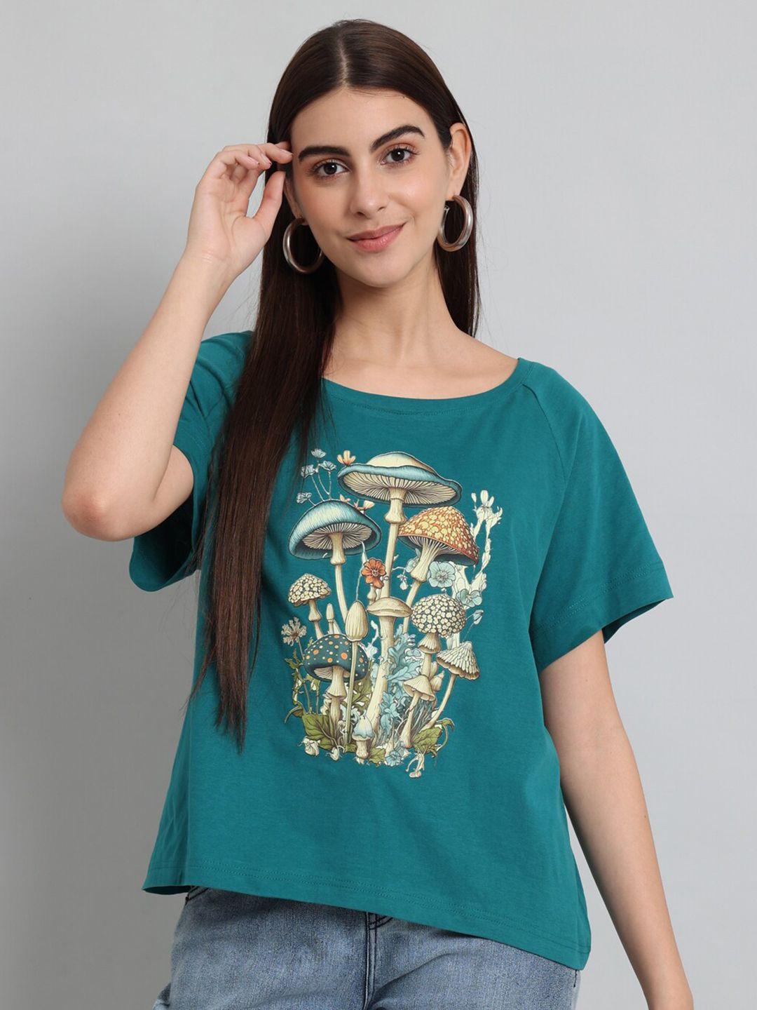 just wow graphic printed cotton t-shirt