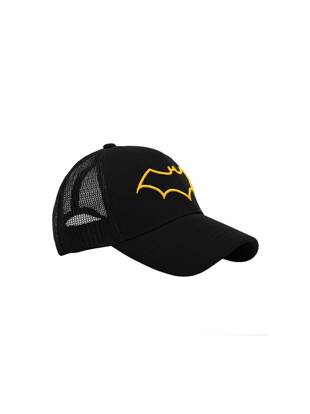 justice league unisex batman logo embroidered snapback cap