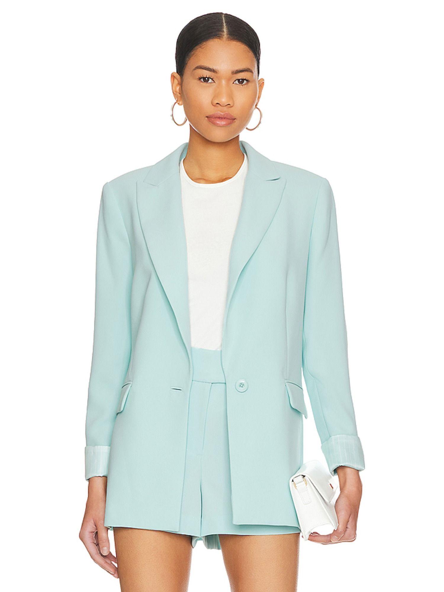 justine roll cuff blazer