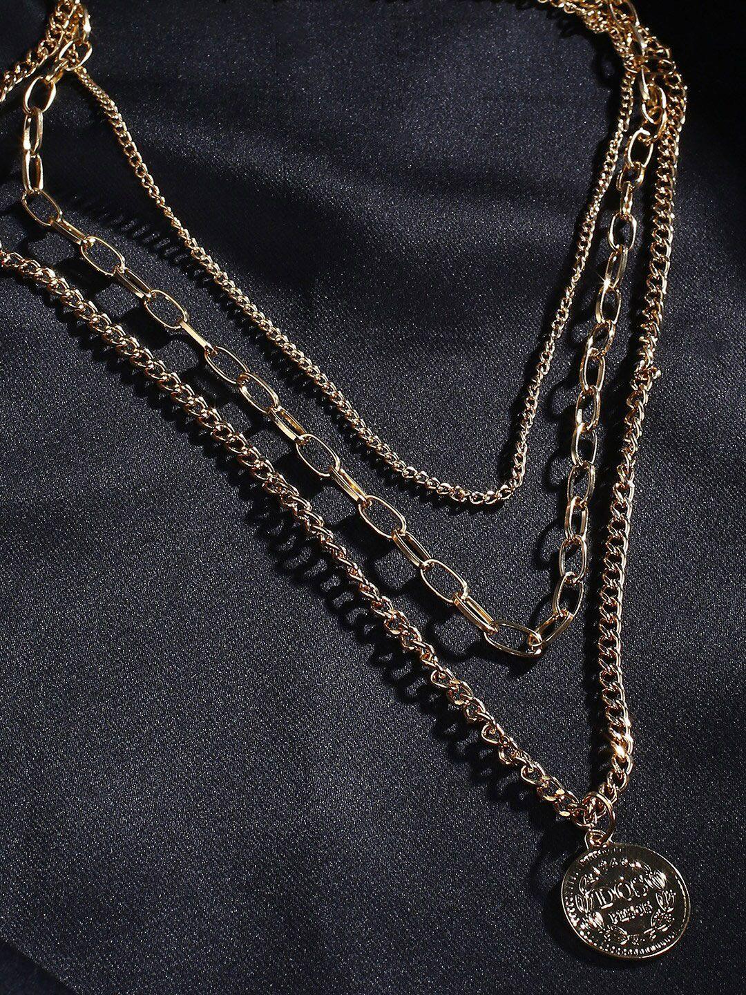 justpeachy gold-toned layered chain