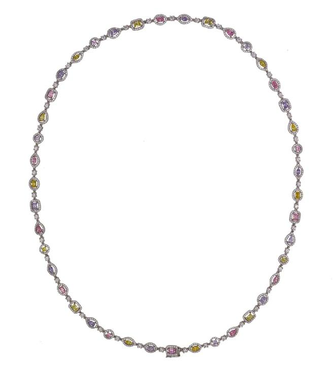 juwelina paris shades of love jensen multicolour sterling silver classic necklace