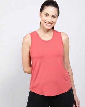 jw50 tencel lyocell elastane stretch relaxed fit tank top with natural stayfresh anti microbial properties