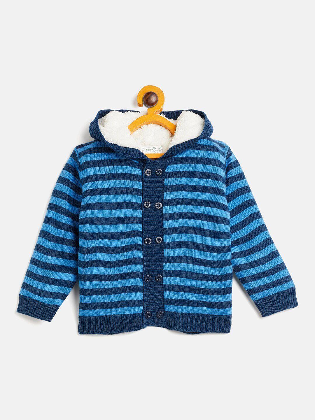 jwaaq infants kids striped hooded cotton sweater