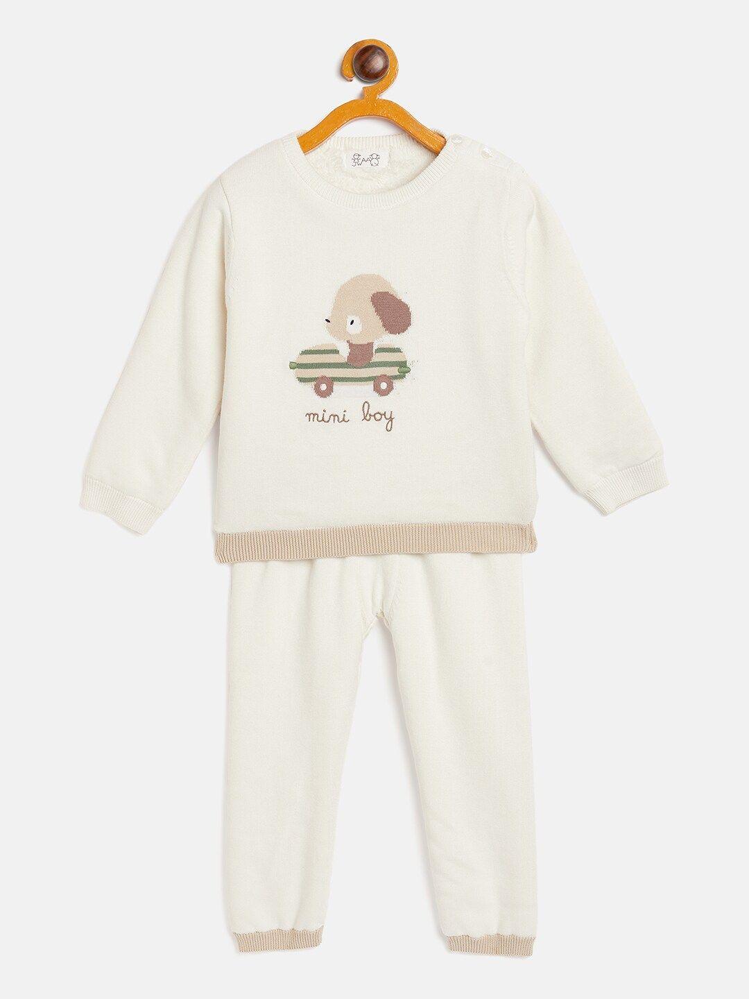 jwaaq infants printed top with pyjamas