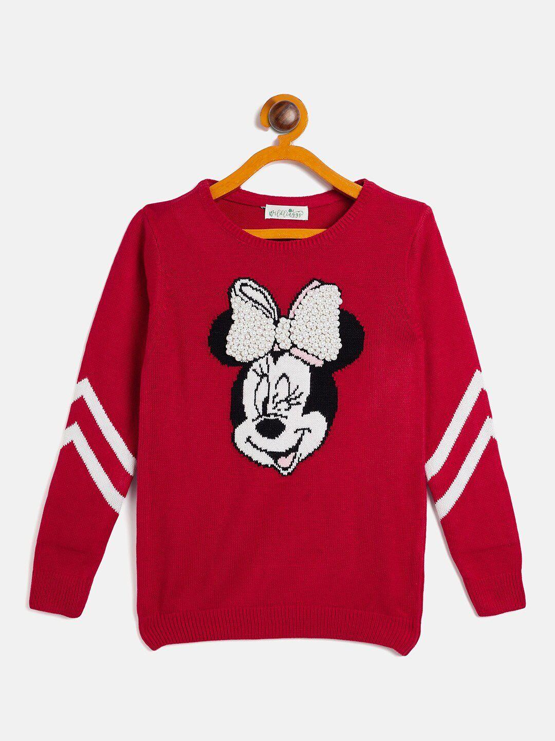 jwaaq kids mickey mouse printed pullover