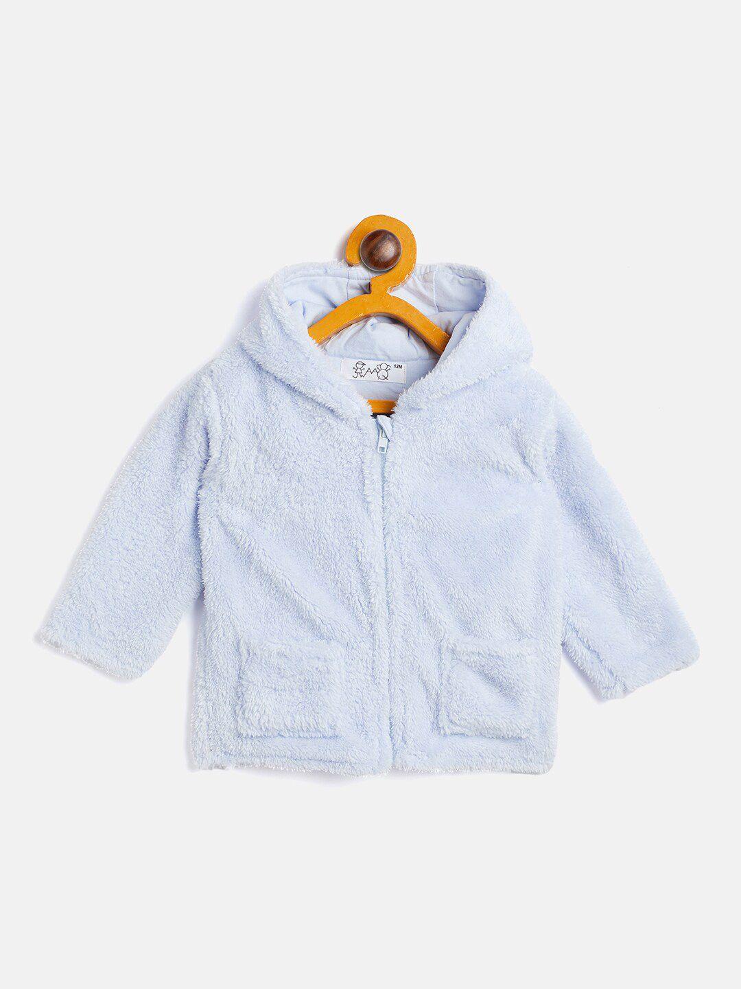 jwaaq unisex kids blue pullover with fuzzy detail