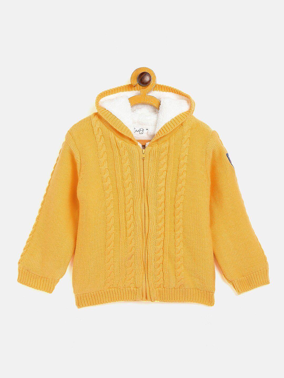 jwaaq unisex kids yellow & white pullover