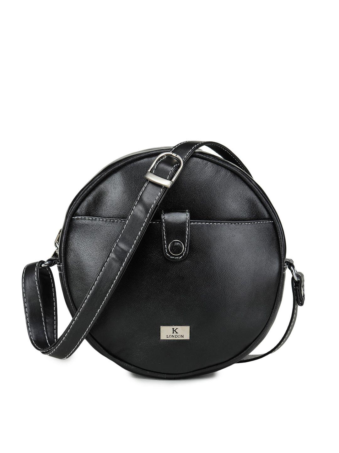 k london leather structured sling bag