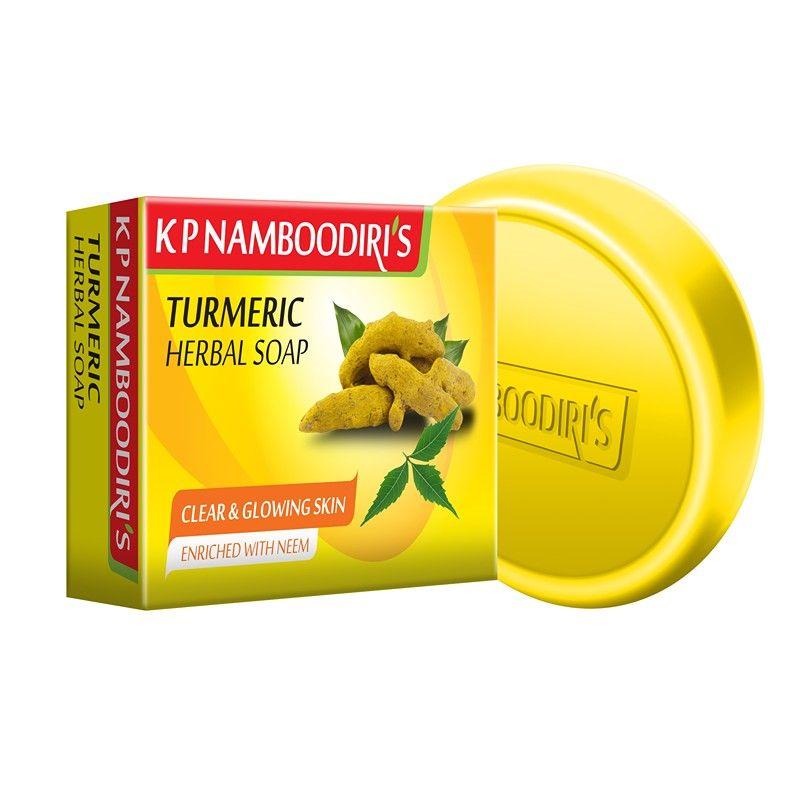 k.p. namboodiri's turmeric herbal soap