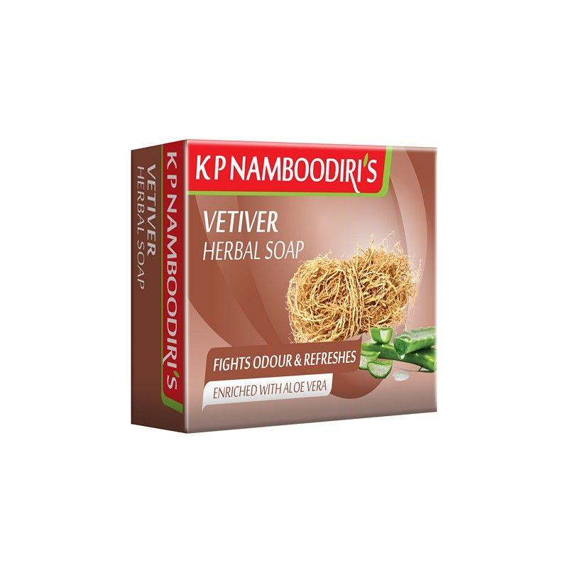 k.p. namboodiri's vetiver herbal soap