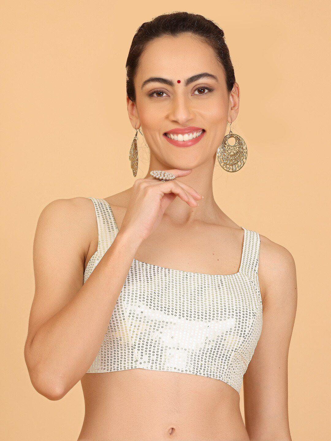 kaanchie nanggia embellished saree blouse