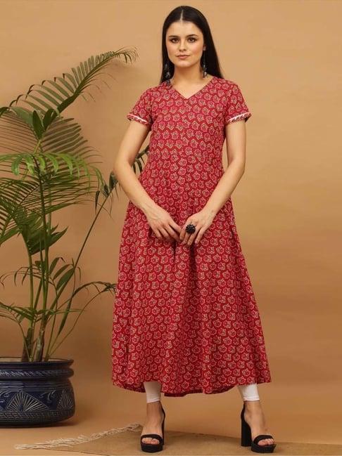 kaanchie nanggia pink cotton kurta