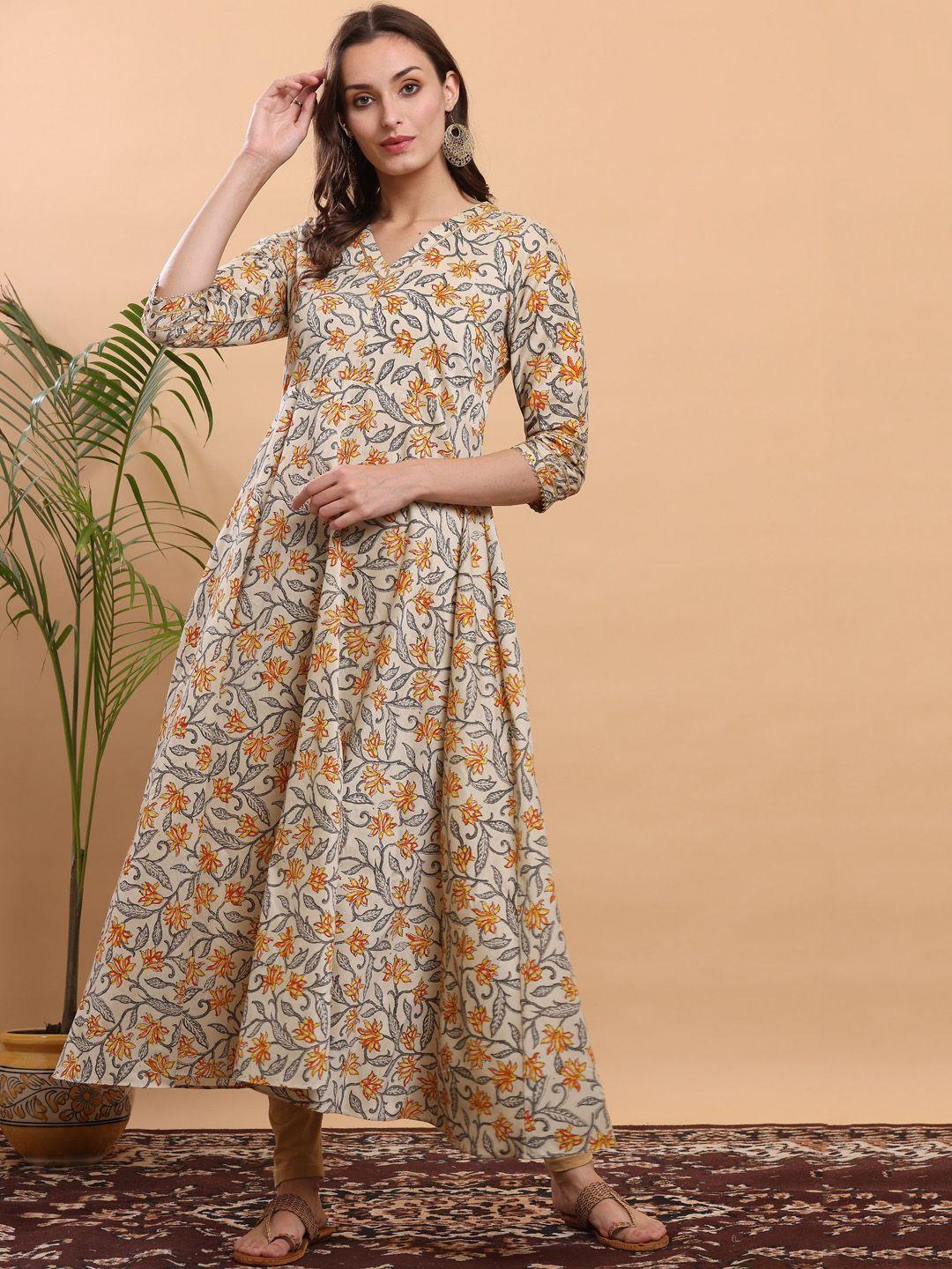 kaanchie nanggia women floral printed ethnic dresses