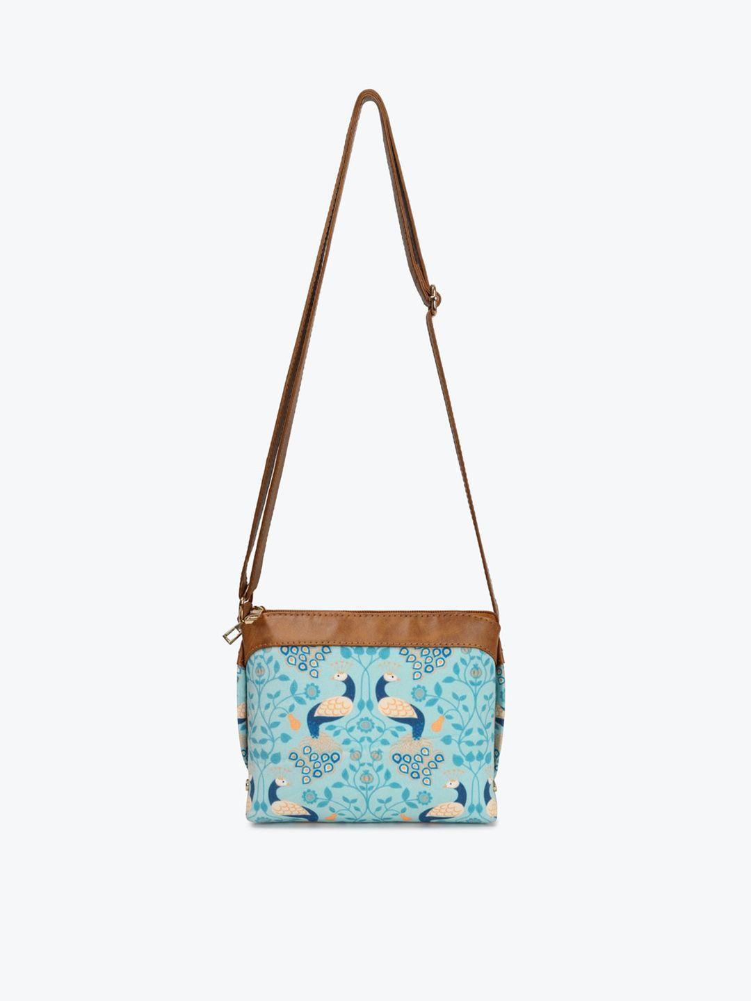 kaaytee ethnic motifs printed sling bag