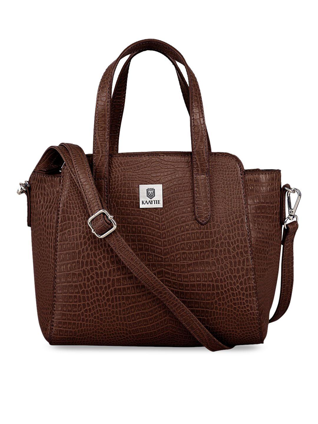 kaaytee textured structured handheld bag