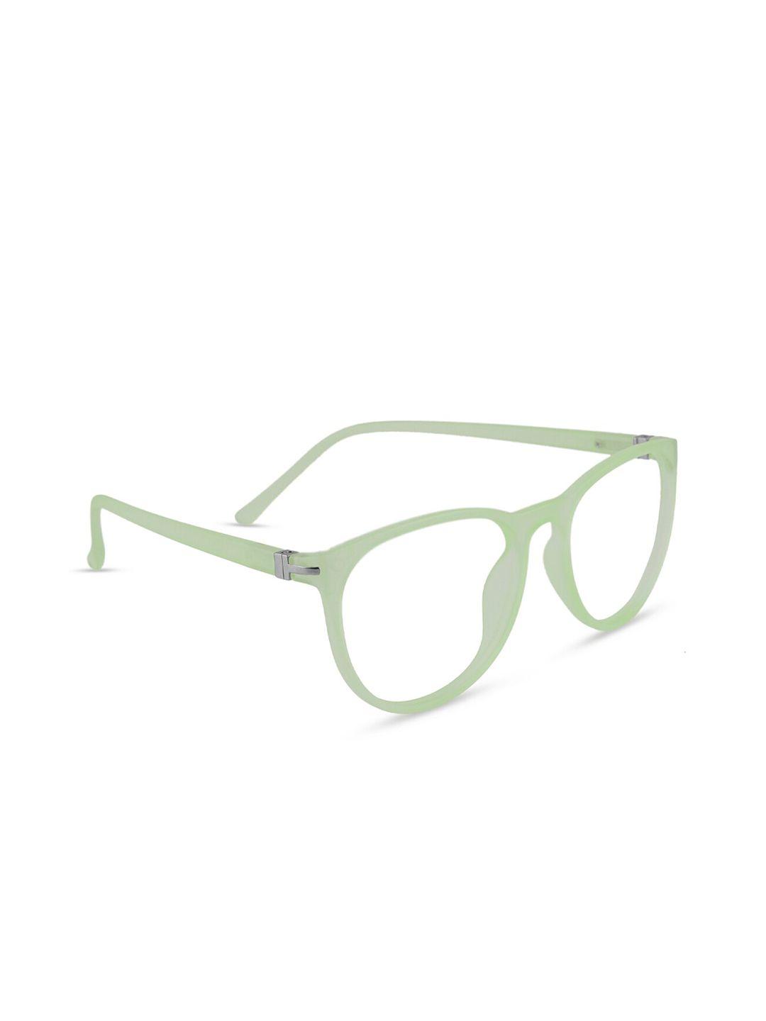 kaen eyewear unisex green full rim round frames